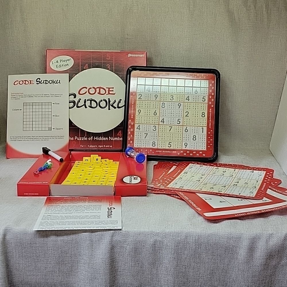 Code Sudoku Hidden Numbers Game 2006 By Pressman - Picture 3 of 8